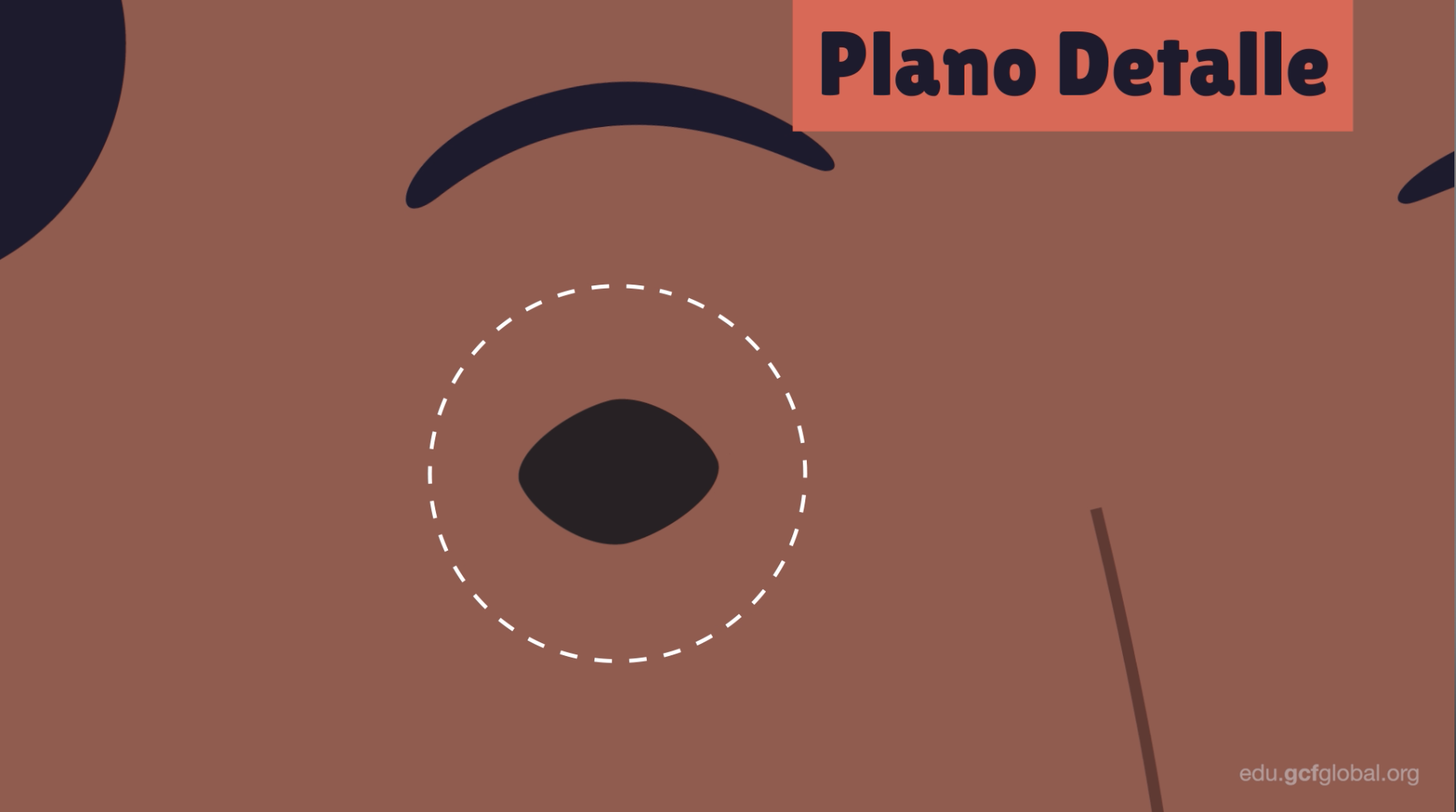 El plano detalle permite al fotógrafo enfocarse en pequeñas cosas.